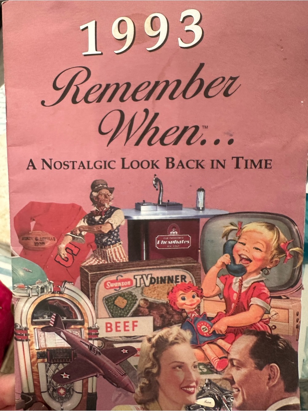 1993 Remember When... Nostalgic Print in Pink